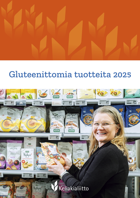 Gluteenittomia tuotteita 2025 -opas